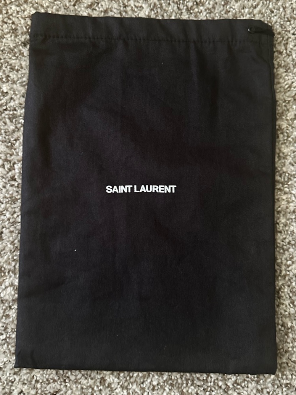 Saint Laurent Black Fabric Logo Dust Bags (2) - Picture 4 of 9
